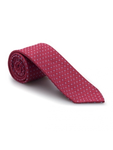 Red With Blue Sudbury Seven Fold Tie | 7 Fold Ties Collection | Sam's Tailoring Fine Men Clothing