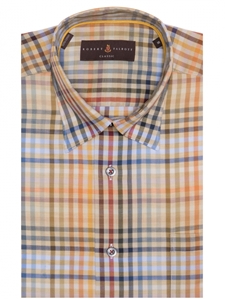 Multi-Color Twill Check Anderson II Classic Sport Shirt | Robert Talbott Sport Shirts Collection  | Sam's Tailoring Fine Men Clothing