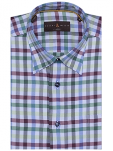 Multi-Color Twill Check Anderson II Classic Sport Shirt | Robert Talbott Sport Shirts Collection  | Sam's Tailoring Fine Men Clothing