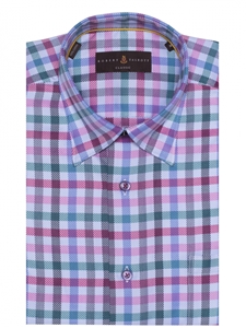 Multi-Color Check Anderson II Classic Sport Shirt | Robert Talbott Sport Shirts Collection  | Sam's Tailoring Fine Men Clothing