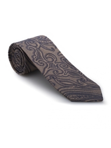 Brown and Navy Paisley Venture Best of Class Tie | Best of Class Ties Collection | Sam's Tailoring Fine Men Clothing