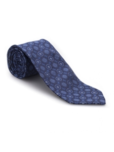Navy and Sky Medallion Heritage Best of Class Tie | Best of Class Ties Collection | Sam's Tailoring Fine Men Clothing