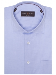 Sky Solid Textured Classic Fit Dress Shirt | Robert Talbott Dress Shirts Collection | Sam's Tailoring Fine Men Clothing