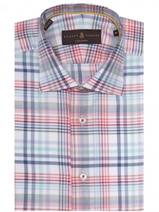 Multi-Color Twill Check Crespi IV Sport Shirt | Sport Shirts Collection | Sams Tailoring Fine Men Clothing