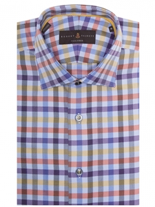 Multi Colored Check Crespi IV Tailored Sport Shirt | Sport Shirts Collection | Sams Tailoring Fine Men Clothing