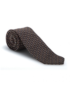 Brown, Sky & Tan RT Studio Tie | Robert Talbott Ties | Sam's Tailoring Fine Men Clothing