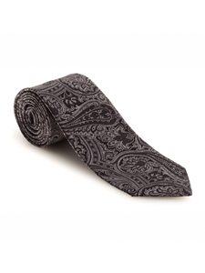 Grey Tonal Paisley Protocol Best of Class Tie | Best of Class Ties Collection | Sam's Tailoring Fine Men Clothing