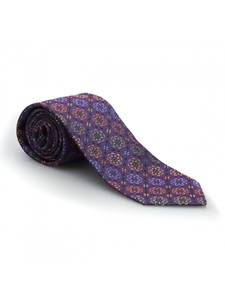 Violet, Yellow, Green & Orange Paisley Best of Class Tie  | Best of Class Ties Collection | Sam's Tailoring Fine Men Clothing