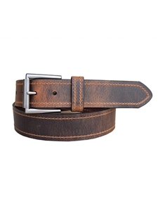 Tracker Sienna Vintage Tanned Leather Belt | lejon Leather Belts collection | Sam's Tailoring