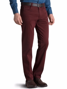 Red Diego Satin Swing Pocket Chino | Meyer Swing Pockets | Sam's Tailoring Fine Men Clothing