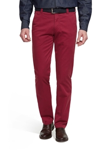 Red Bonn Fairtrade Soft Cotton Chino | Meyer Trousers/Chinos |  Sam's Tailoring Fine Men Clothing