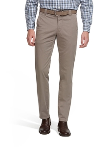 Taupe Bonn Fairtrade Soft Cotton Chino | Meyer Trousers/Chinos |  Sam's Tailoring Fine Men Clothing