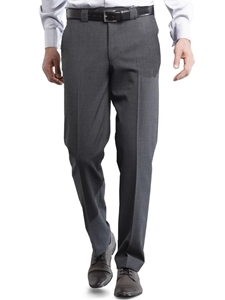 Grey Roma Regular Fit Feingabardine Trouser | Meyer Trousers/Chinos |  Sam's Tailoring Fine Men Clothing