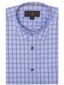 Celeste Twill Check Anderson II Classic Sport Shirt | Robert Talbott Fall Sport Shirts Collection  | Sam's Tailoring Fine Men Clothing