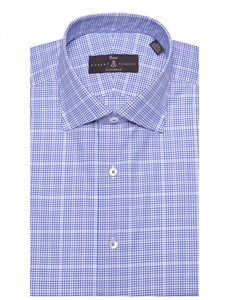 Lavender and White Zephir Poplin Check Dress Shirt | Robert Talbott Fall Dress Collection | Sam's Tailoring Fine Men Clothing