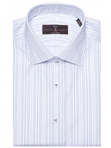 Marine and White Superfine Twill Estate Dress Shirt | Robert Talbott Fall Dress Collection | Sam's Tailoring Fine Men Clothing