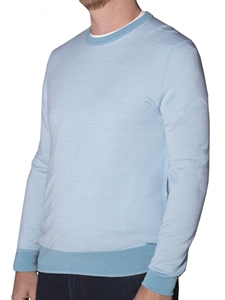 Robert Talbott Cielo Merino Wool Powell-crew Neck Sweater (Classic Fit) LS781-03 | Sam's Tailoring Fine Men's Clothing