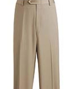 Hart Schaffner Marx Tan Flat Front Trouser 562-389676-788 - Trousers | Sam's Tailoring Fine Men's Clothing