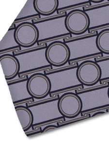 Grey, Black & Brown Sartorial Silk Tie | Italo Ferretti Fine Ties Collection | Sam's Tailoring