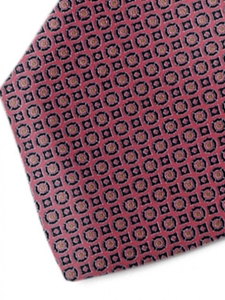 Pink and Black Sartorial Silk Tie | Italo Ferretti Ties Collection | Sam's Tailoring Fine Men Clothing