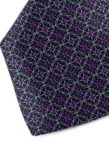 Lavender, Sky & Navy Sartorial Silk Tie | Italo Ferretti Ties Collection | Sam's Tailoring Fine Men Clothing