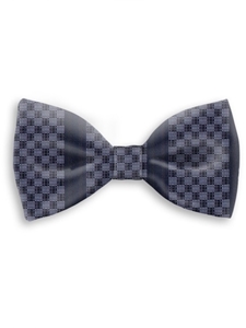 Blue and Navy Sartorial Handmade Silk Bow Tie | Bow Ties Collection | Sam's Tailoring Fine Men Clothing