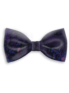 Violet, Black & Blue Sartorial Handmade Silk Bow Tie | Bow Ties Collection | Sam's Tailoring Fine Men Clothing