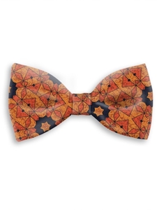 Orange & Yellow Sartorial Handmade Silk Bow Tie | Bow Ties Collection | Sam's Tailoring Fine Men Clothing