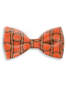 Orange, Yellow & Black Sartorial Silk Bow Tie | Bow Ties Collection | Sam's Tailoring Fine Men Clothing
