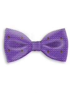 Brown and Violet Sartorial Handmade Silk Bow Tie | Bow Ties Collection | Sam's Tailoring Fine Men Clothing