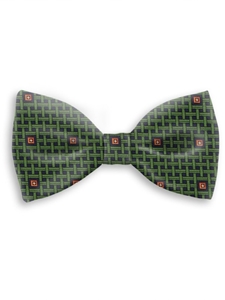 Orange, Green & navy Sartorial Silk Bow Tie | Bow Ties Collection | Sam's Tailoring Fine Men Clothing
