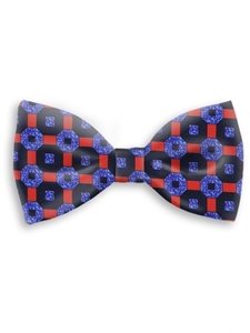 Red, Blue and Navy Sartorial Handmade Silk Bow Tie | Bow Ties Collection | Sam's Tailoring Fine Men Clothing