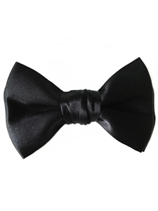 Black Silk Sartorial Handmade Bow Tie | Bow Ties Collection | Sam's Tailoring Fine Men Clothing