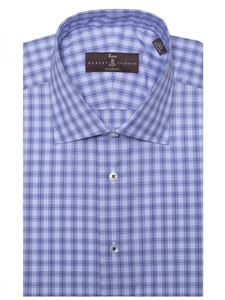 Marine Plaid Estate Sutter Classic Dress Shirt | Dress Shirts Collection | Sam's Tailoring Fine Men Clothing