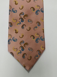 Pale Brown With Paisley Design Silk Tie | Jane Barnes Silk Ties | Sam's Tailoring Fine Men's Clothing