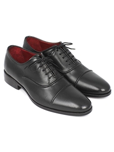 Black Captoe Fine Men's Oxford | Men's Oxford Shoes Collection | Sam's Tailoring Fine Men Clothing