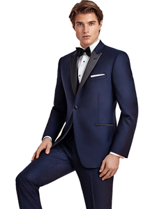 Blake Navy Super 120's Fine Men Tuxedo | Ike Behar Tuxedos | Fine Men's Clothing
