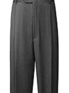 Hart Schaffner Marx Wool/Cashmere Grey Pleated Trouser 562-389691 - Trousers | Sam's Tailoring Fine Men's Clothing
