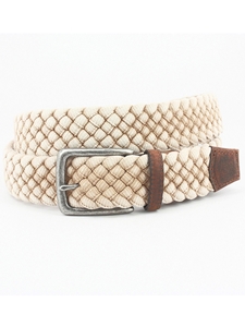 Cream Italian Woven Distressed Cotton 