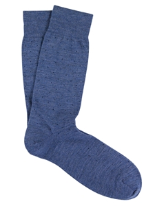 Light Blue Extra Fine Merino Pin Sock | Marcoliani Socks Collection | Sam's Tailoring Fine Men's Clothing