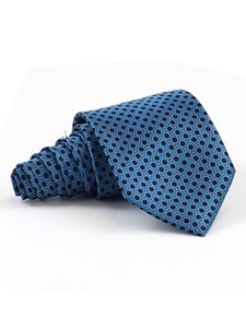 Blue With Navy Sartorial Silk Necktie | Italo Ferretti Ties | Sam's Tailoring Fine Men Clothing