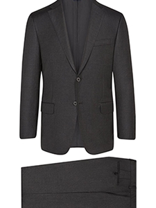 Charcoal Super 150's Wool Tasmanian A-Fit Suit | Hickey Freeman Tasmanian Suits | Sam's Tailoring Fine Men Clothing