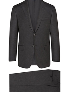 Charcoal Super 150's Wool Tasmanian B-Fit Suit | Hickey Freeman Tasmanian Suits | Sam's Tailoring Fine Men Clothing