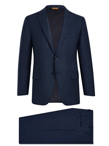 Arctic Navy Super 150's Tasmanian Wool Suit | Hickey Freeman Tasmanian Suits | Sam's Tailoring Fine Men Clothing