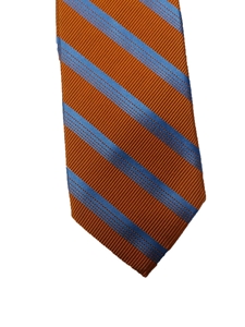 Orange Stripes Executive Heritage Estate Tie | Estate Ties Collection | Sam's Tailoring Fine Men's Clothing