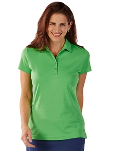 Turf Supreme Cotton Short Sleeve Women's Polo Shirt | Bobby Jones Women's Polos | Sam's Tailoring Fine Women's Clothing