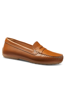 Luggage Tan Leather Handcrafted Women Shoe | Samuel Hubbard Women Shoes | Sam's Tailoring Fine Men Clothing