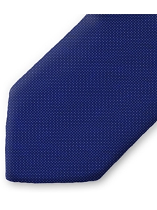 Blue With White Dots Sartorial Silk Tie | Italo Ferretti Ties | Sam's Tailoring Fine Men's Clothing