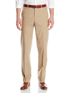 Oxford Khaki Poplin Suit Separate Flat Front Pant | Palm Beach Seasonal Suits & Pants | Sam's Tailoring Fine Men's Clothing