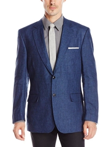 Brock Navy Linen Suit Separate Jacket | Palm Beach Seasonal Suits Jackets & Pants | Sam's Tailoring Fine Men's Clothing